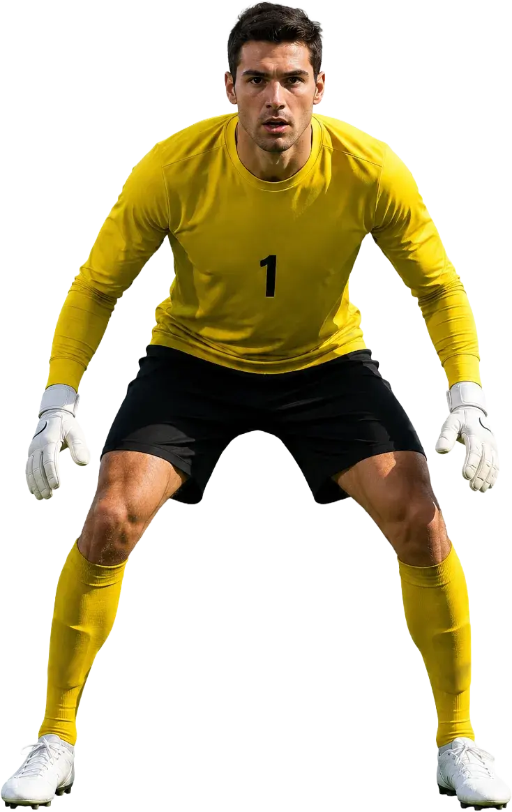 Yellow team striker